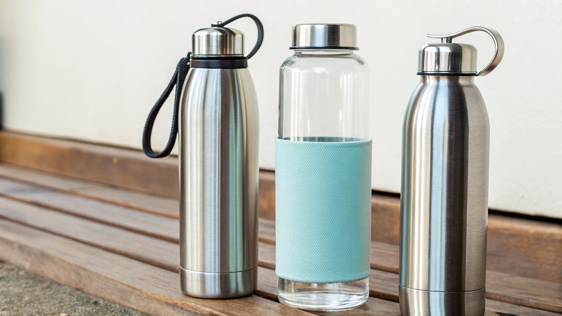 Cleaning a reusable water bottle