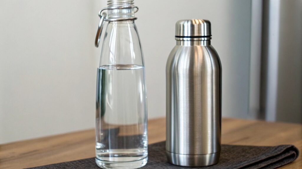 healthiest water bottle materials