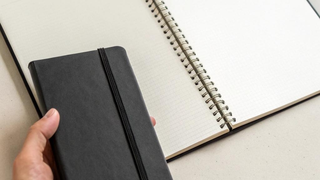 A5 notebook size comparison